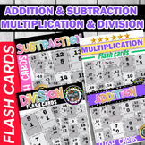 Addition,Subtraction,Multiplication and Division Math Fact