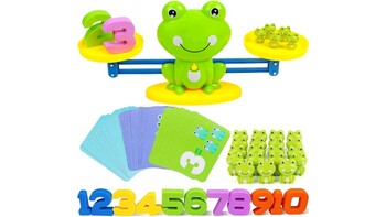 Preview of Addition, Subtraction, Number Recognition, Word Problem - Frog Scale