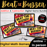 Addition & Subtraction Digital Learning Game Beat the Buzz