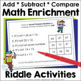 Addition, Subtraction, Place Value Activities - Math Chall