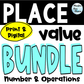 Preview of Addition - Subtraction - Place Value - Base Ten Blocks - Expanded Form