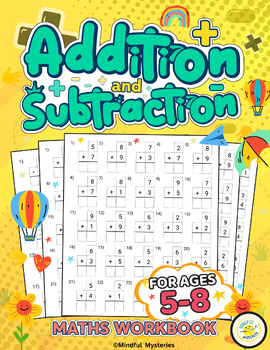 Preview of 2nd Grade Math Worksheets Spring Add & Subtract End of Year AND MANY MORE