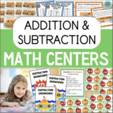 Addition and Subtraction Games and Math Activities BUNDLE