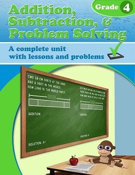 Preview of Addition, Subtraction, & Problem Solving, Grade 4 (Distance Learning)