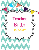 Teacher Binder Cover