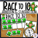Addition & Subtraction Race to 10 - a 10s Frame Game - ST 