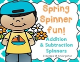Addition & Subtraction Spring Spinners