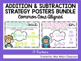 Addition & Subtraction Strategy Posters BUNDLE (Common Cor