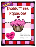 Addition/Subtraction - Sweet Treats Equations