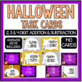 Addition & Subtraction Task Cards BUNDLE - Halloween Themed
