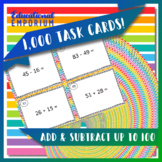 Addition & Subtraction Task Cards (within 100) Add & Subtr