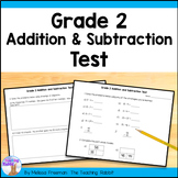 Addition & Subtraction Test - Grade 2 Math (Ontario)