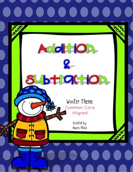 Preview of Addition & Subtraction [Winter Theme]