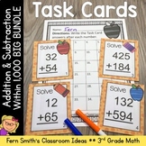 Addition & Subtraction Within 1,000 Task Card Bundle