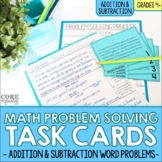 4th Grade Addition & Subtraction Word Problem Solving Math