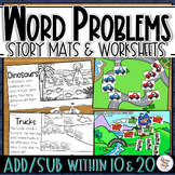 Addition & Subtraction Word Problems to 10 & 20 - Story Ma