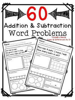 Preview of Addition & Subtraction Word Problems
