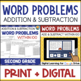 Addition & Subtraction Word Problems BUNDLE Print + Digital