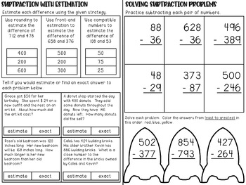 Addition & Subtraction Word Problems Practice Booklet | TPT