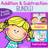 Addition & Subtraction Worksheets Bundle (Kindergarten Math)