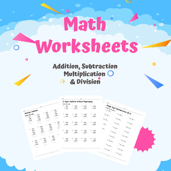 Addition & Subtraction Worksheets, Double Digit Multiplication ...