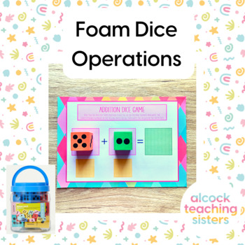 Preview of Foam Dice Operations Blank Templates  (Kmart-Australia)