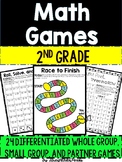 Addition, Subtraction, and Place Value Math Games - 2nd Gr