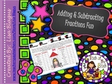 Addition & Subtraction of Fraction Engaging Lesson; Fun Activity
