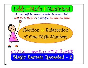 Preview of Addition & Subtraction of 1 Digit Numbers: Test Quiz Prep Worksheets