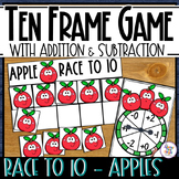 Ten Frame Game - Counting, Addition, Subtraction - Race to