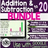 Addition and Subtraction within 20 Digital Math Center BUN