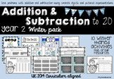 Addition & Subtraction to 20  Winter Pack UK Curriculum 2014