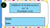Addition/Subtraction w/ Number Line