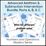 Addition & Subtraction with Regrouping Intervention Bundle