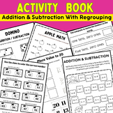 Addition & Subtraction with Regrouping Math Worksheets, Ga