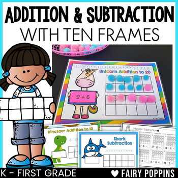 Preview of Addition & Subtraction Within 20 | Ten Frames