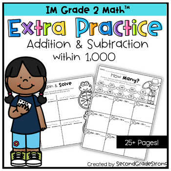 Preview of IM Grade 2 Math™ Unit 7 Extra Practice