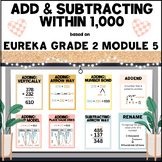 Addition & Subtraction within 1,000 RETRO - based on Eurek