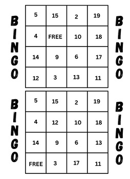 Addition & Subtraction within 20 BINGO by TeachWithMeKtK | TPT