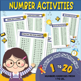 Addition & Subtraction within 20 Math Worksheets | Number 