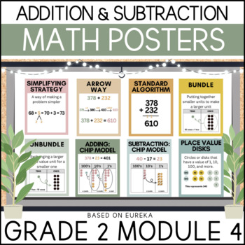 Preview of Addition & Subtraction within 200 BOHO - based on Eureka Grade 2 Module 4