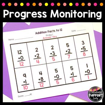 Addition Sums to 12 by Learning Support Lady | TPT