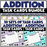 Addition Task Cards Scoot BUNDLE | Fact Fluency