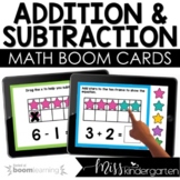 Kindergarten Math Addition and Subtraction Boom Cards™