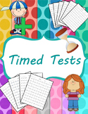 Addition Timed Tests (0-12) and Mixed