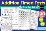 Addition Timed Tests | Within 20