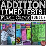 Addition Timed Tests and Flash Cards BUNDLE (with Counting