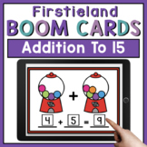 Addition To 10 Boom Cards Digital Distance Learning First Grade