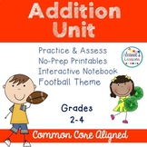 Addition Worksheets and Interactive Notebook