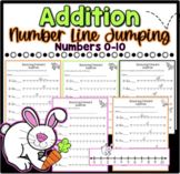 Jumping the Number Line Addition Worksheets